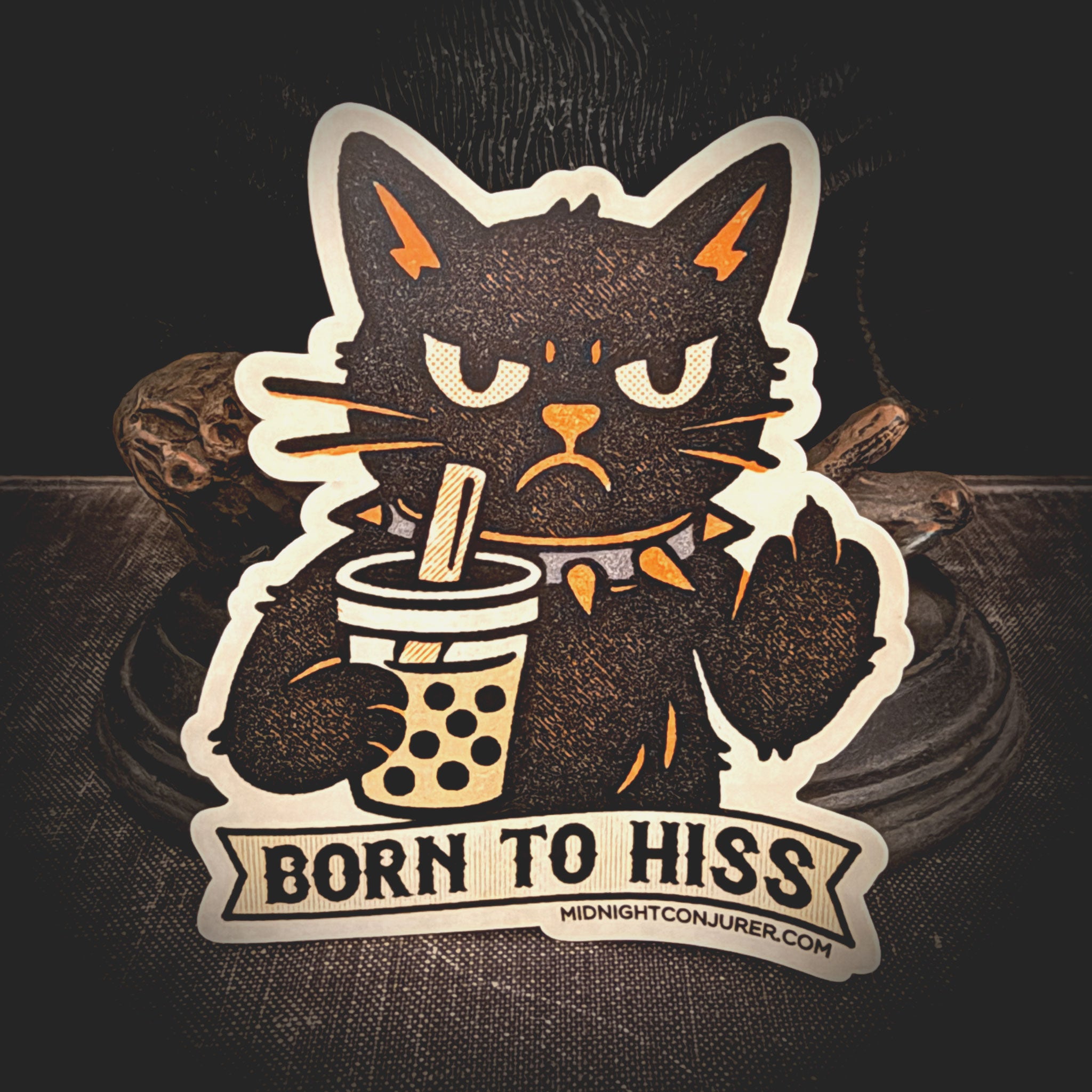 Born to hiss! sticker
