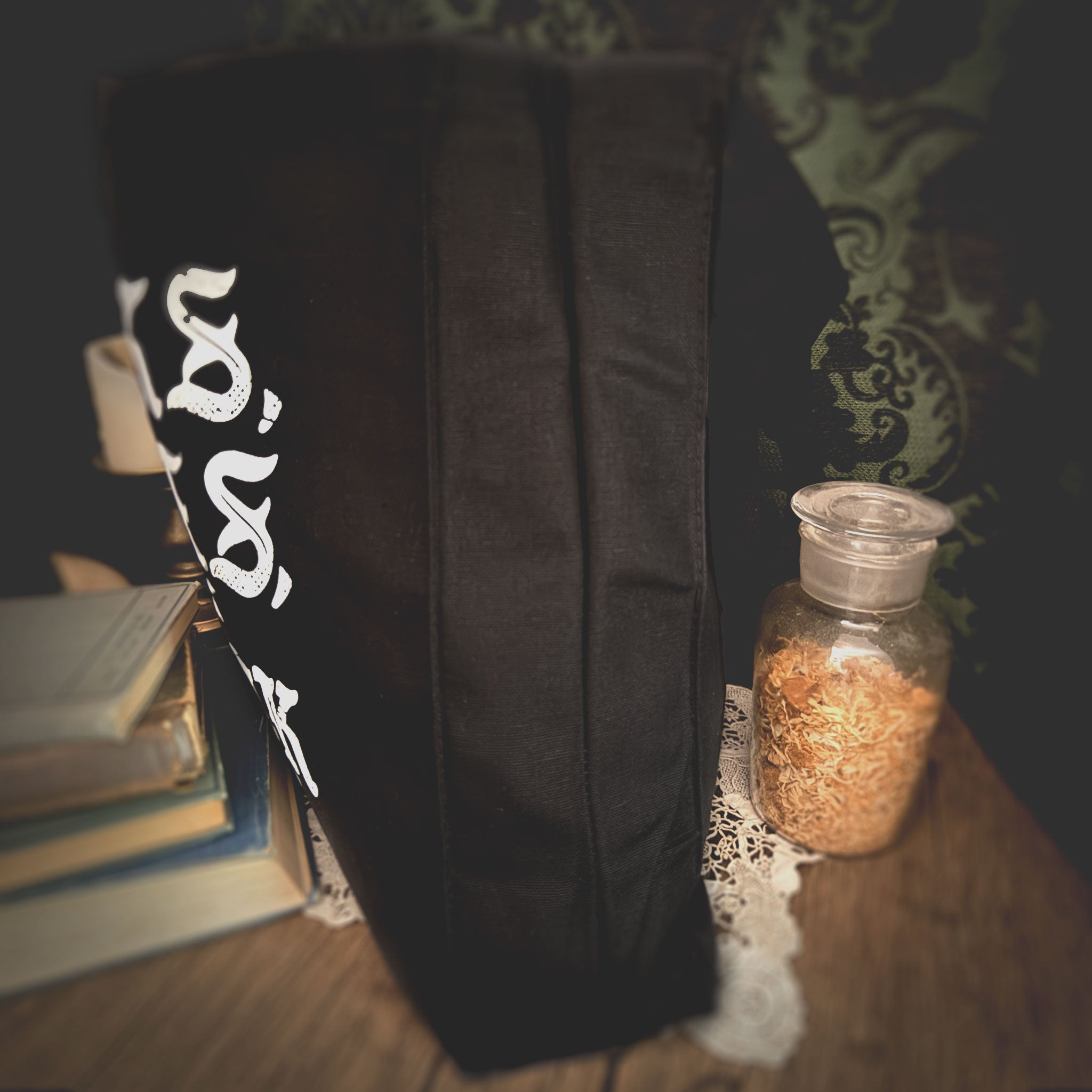 Books, Bones & Black Cats — Tote Bag