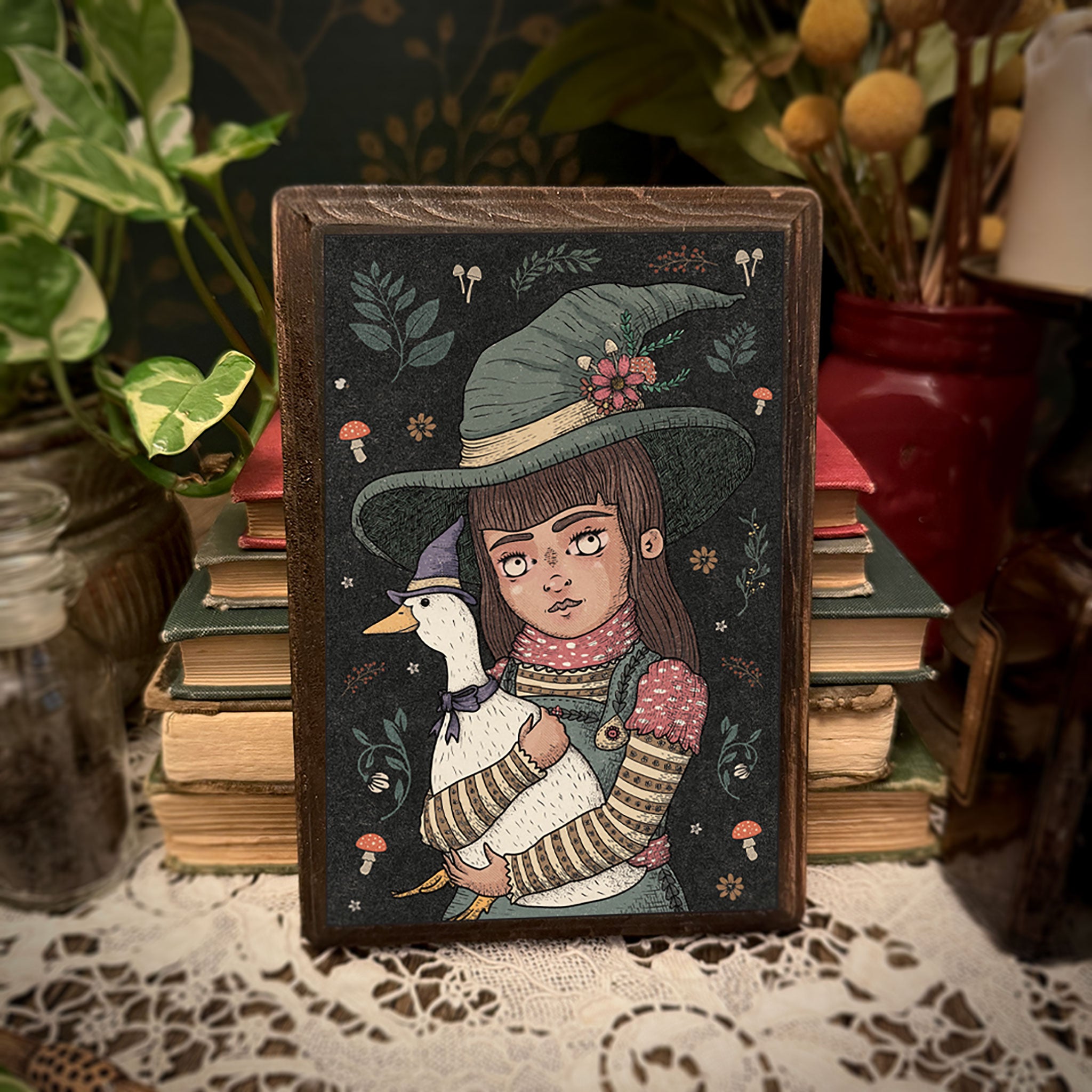 Plant Witch Duck (wood)