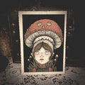 Mushroom Amanita Skull Cap (Deckle)