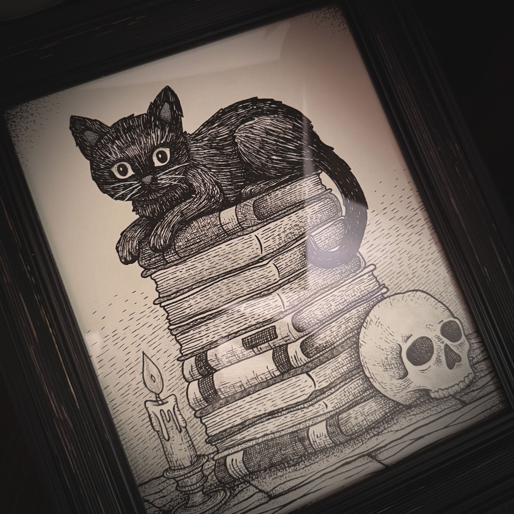 Books, Bones & Black Cats - Original
