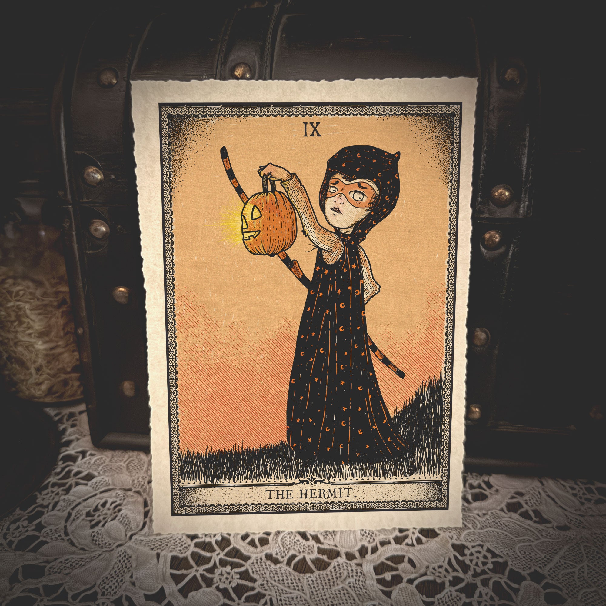 The Hermit Tarot Print