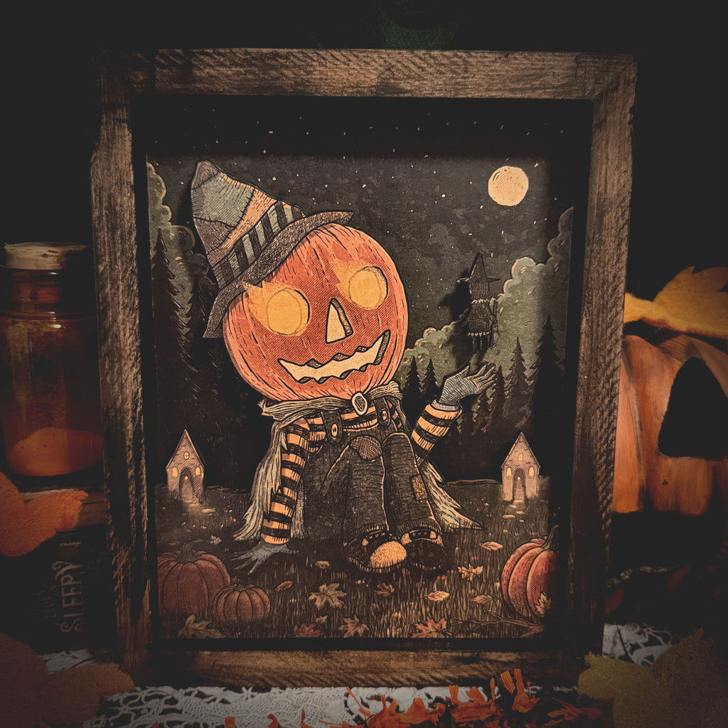 The Lantern Keeper - Shadowbox