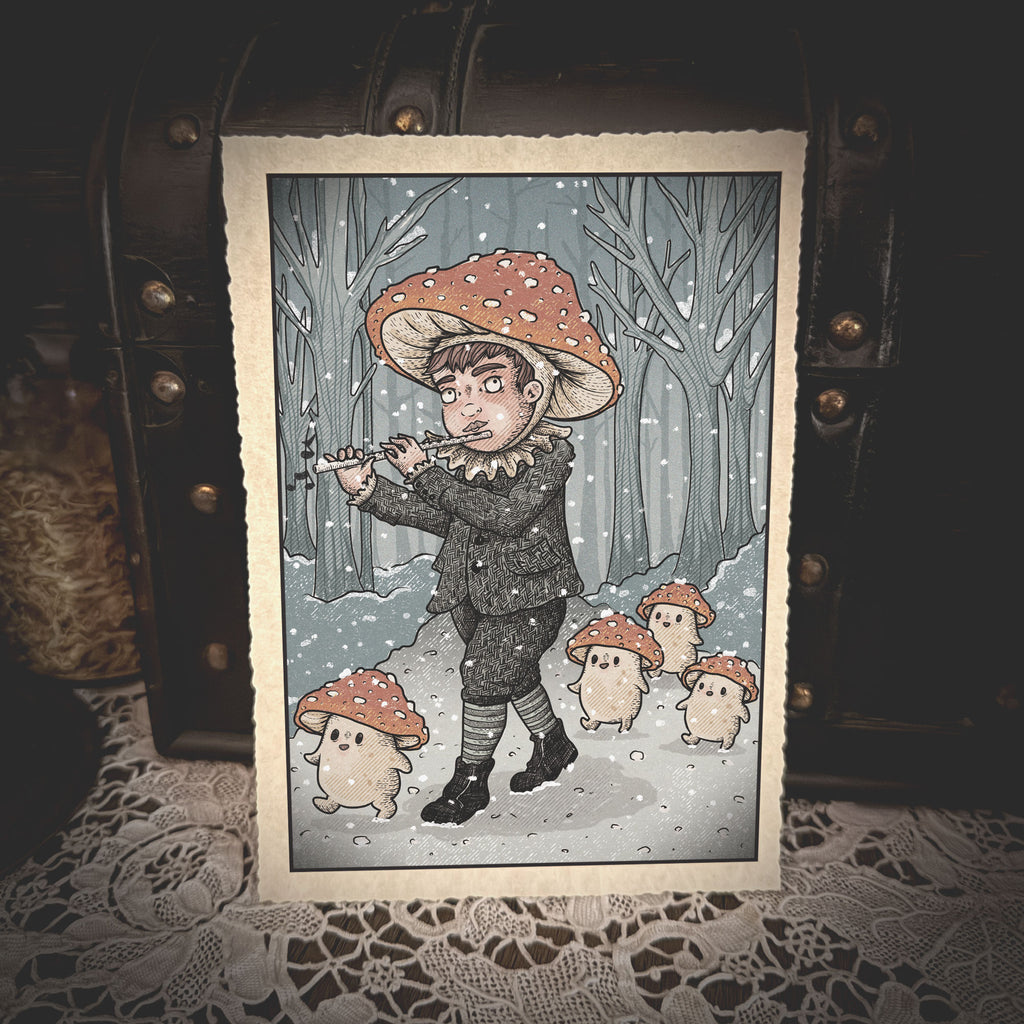 Mushroom Pied Piper (Deckle)