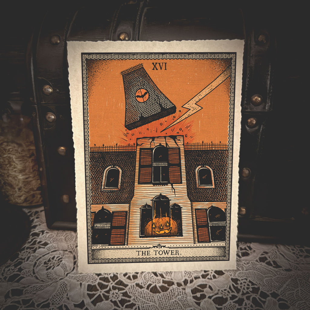 The Tower Tarot Print