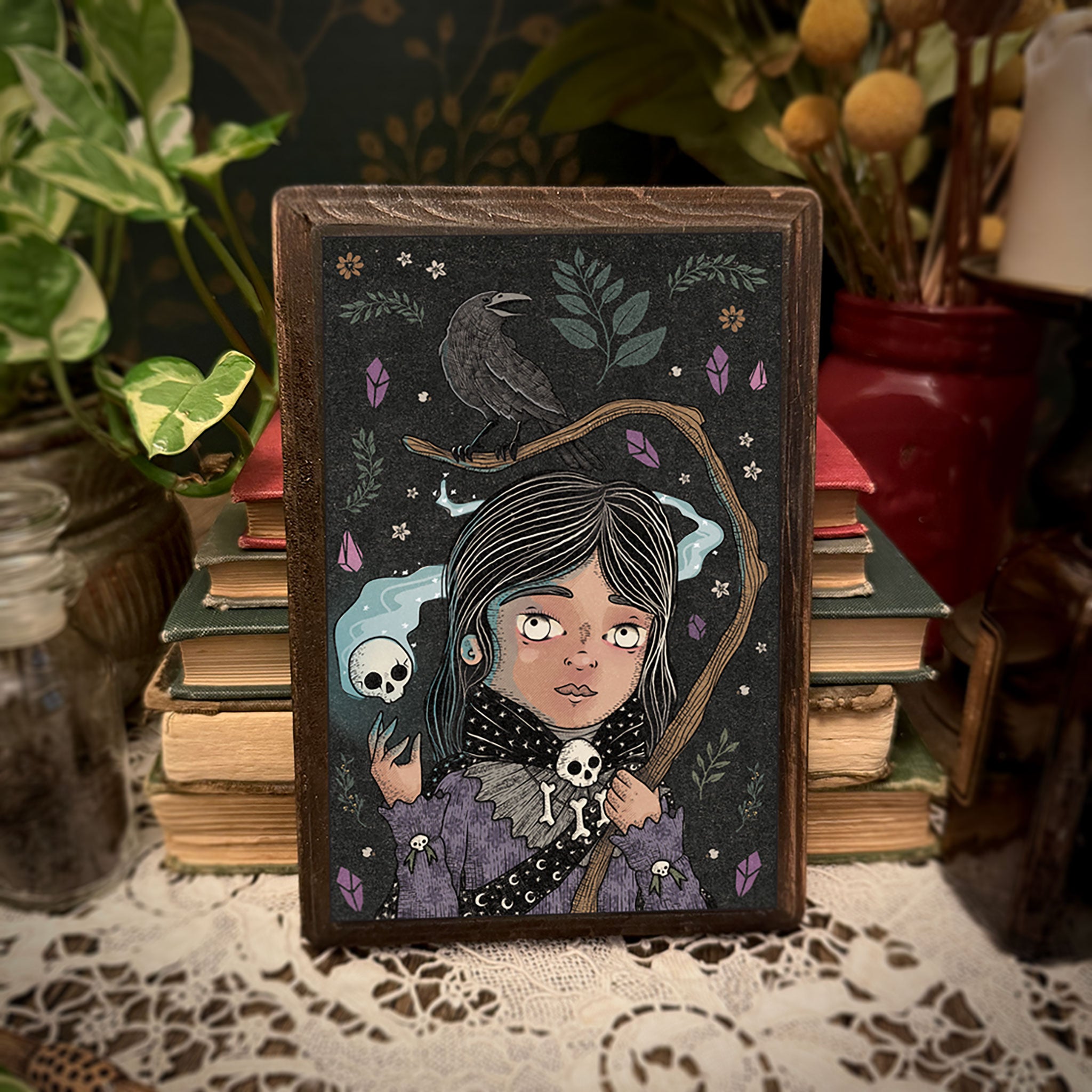 Necromancer Raven (wood)